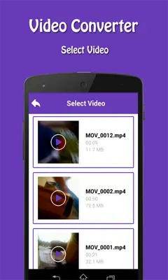 Video Converter android App screenshot 2